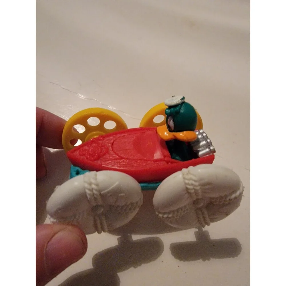 Vintage 1990 McDonald’s Tiny Toon Adventures Flip Cars Happy Meal Toys 2 in 1